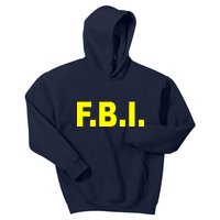 F.B.I FBI Federal Agent Logo Kids Hoodie