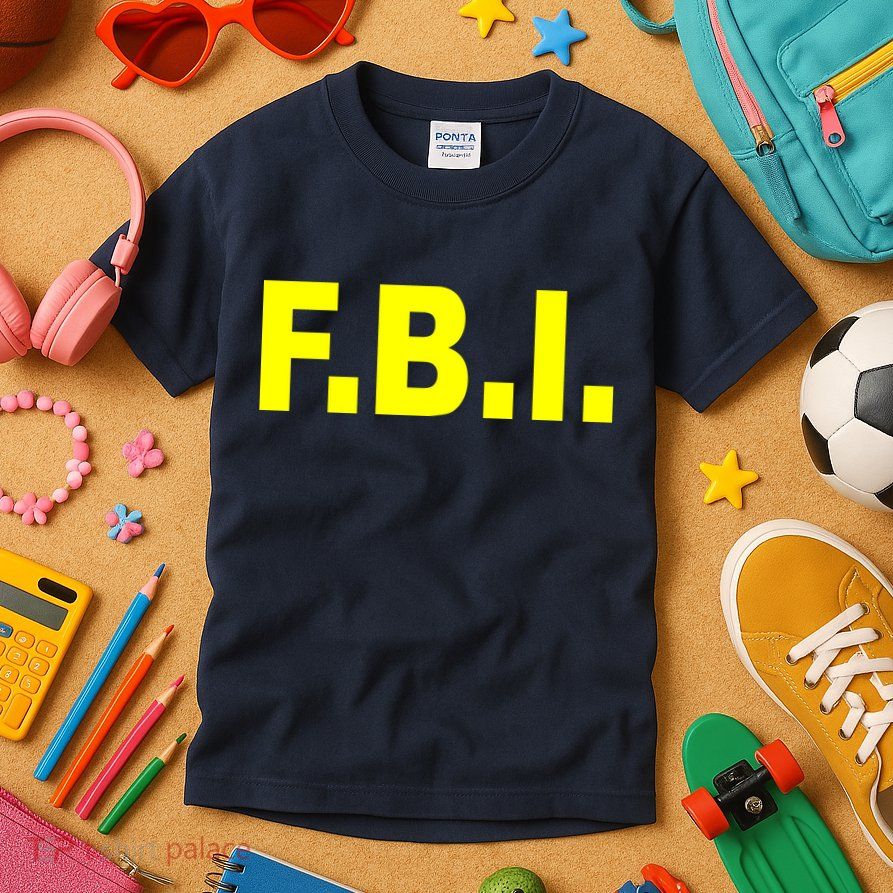 F.B.I FBI Federal Agent Logo Kids T-Shirt