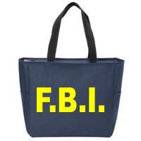 F.B.I FBI Federal Agent Logo Zip Tote Bag