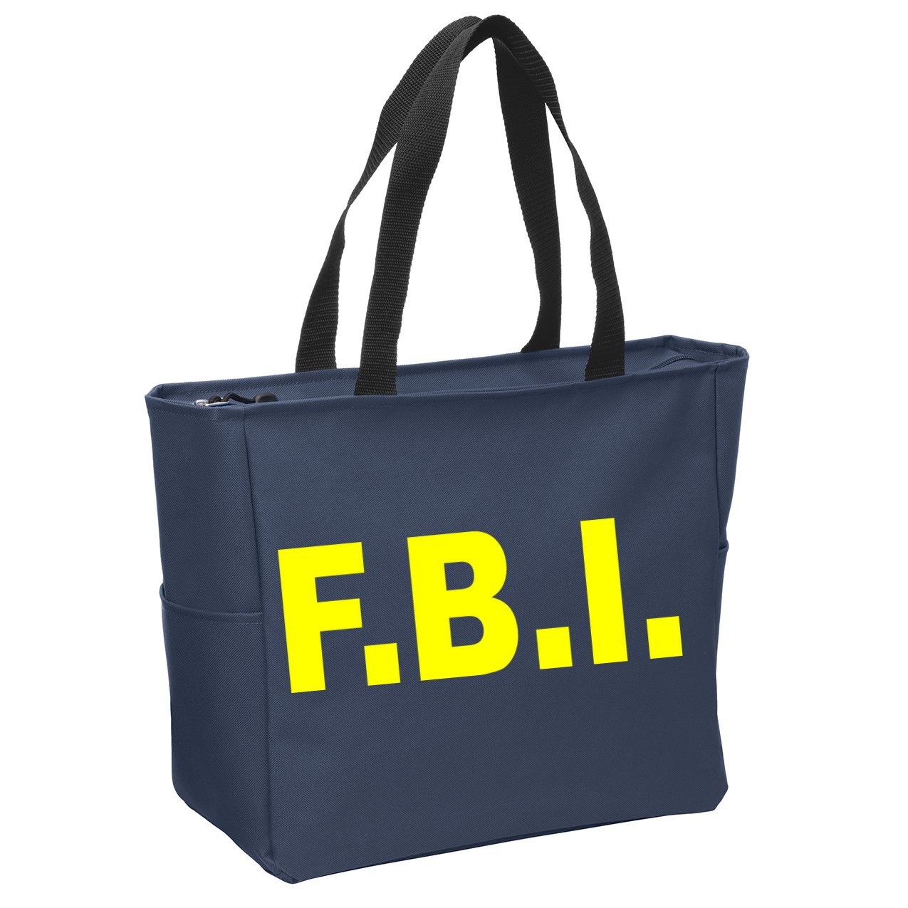 F.B.I FBI Federal Agent Logo Zip Tote Bag