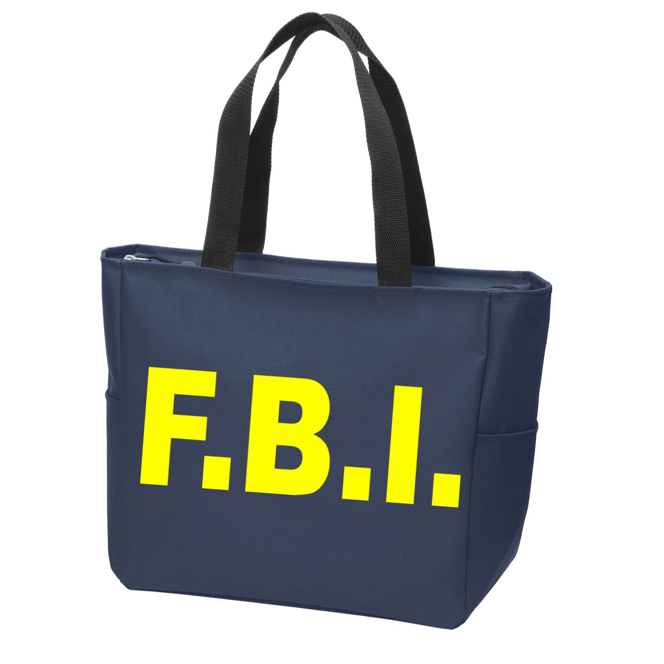 F.B.I FBI Federal Agent Logo Zip Tote Bag