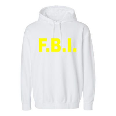 F.B.I FBI Federal Agent Logo Garment-Dyed Fleece Hoodie