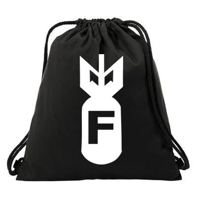 F Bomb Drawstring Bag