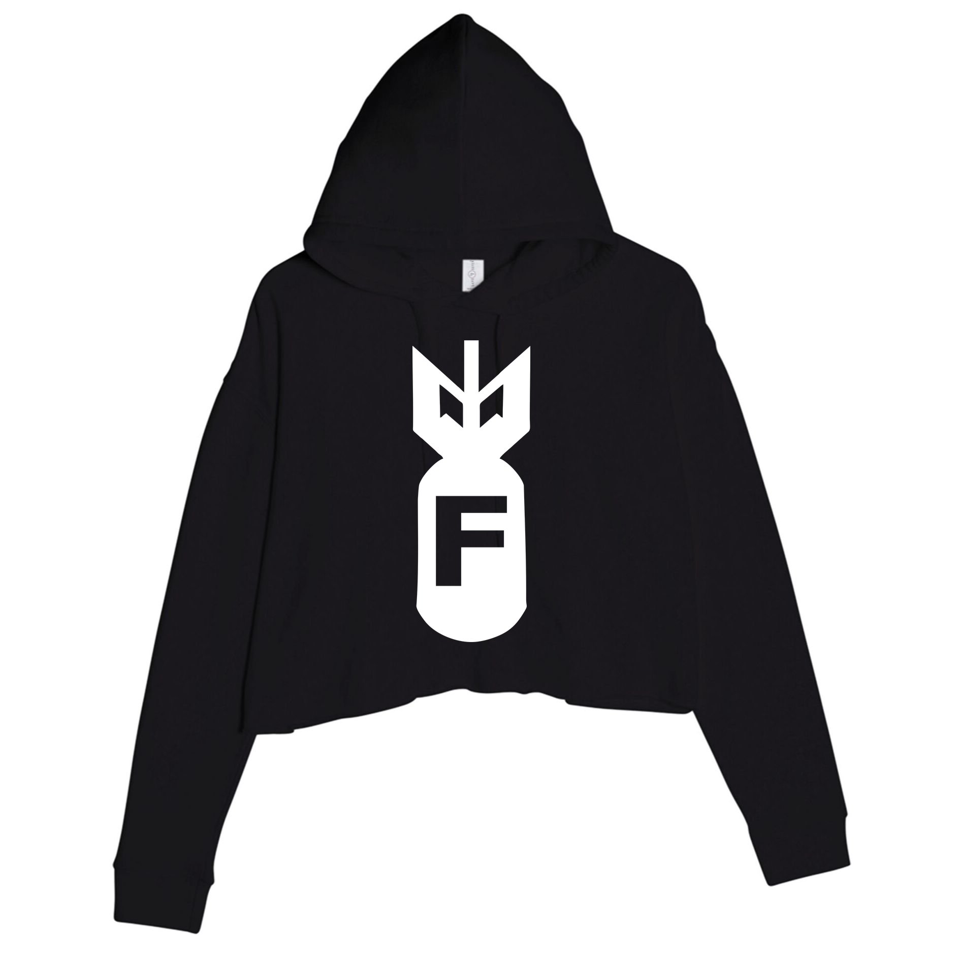 F Bomb Crop Fleece Hoodie