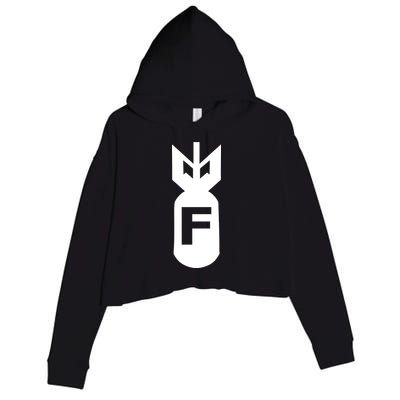 F Bomb Crop Fleece Hoodie