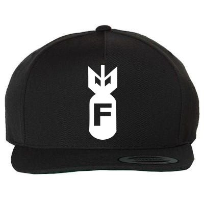 F Bomb Wool Snapback Cap