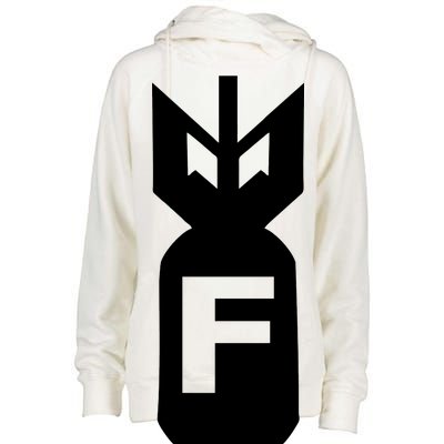 F Bomb Womens Funnel Neck Pullover Hood