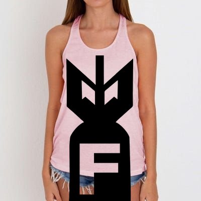 F Bomb Women's Knotted Racerback Tank