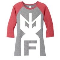 F Bomb Women's Tri-Blend 3/4-Sleeve Raglan Shirt