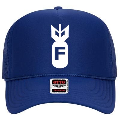 F Bomb High Crown Mesh Back Trucker Hat