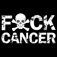 F Cancer Crossbone Skeleton Cooling Performance Crew T-Shirt