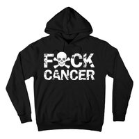 F Cancer Crossbone Skeleton Hoodie