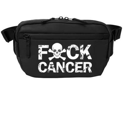 F Cancer Crossbone Skeleton Crossbody Pack