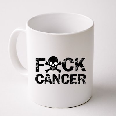 F Cancer Crossbone Skeleton Coffee Mug