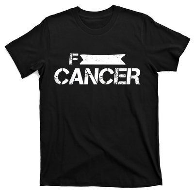 F Cancer Simple Logo T-Shirt