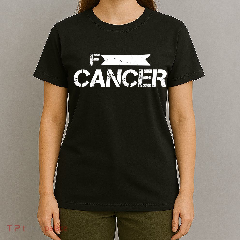 F Cancer Simple Logo T-Shirt