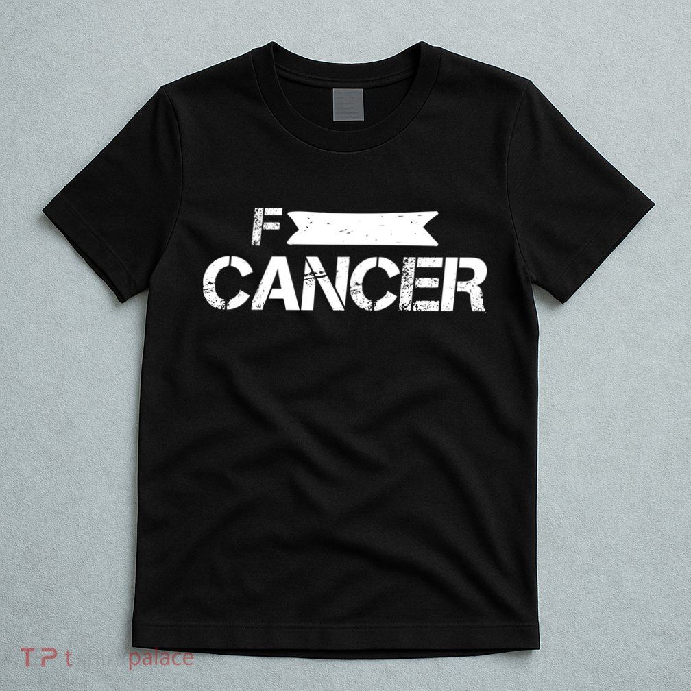 F Cancer Simple Logo T-Shirt