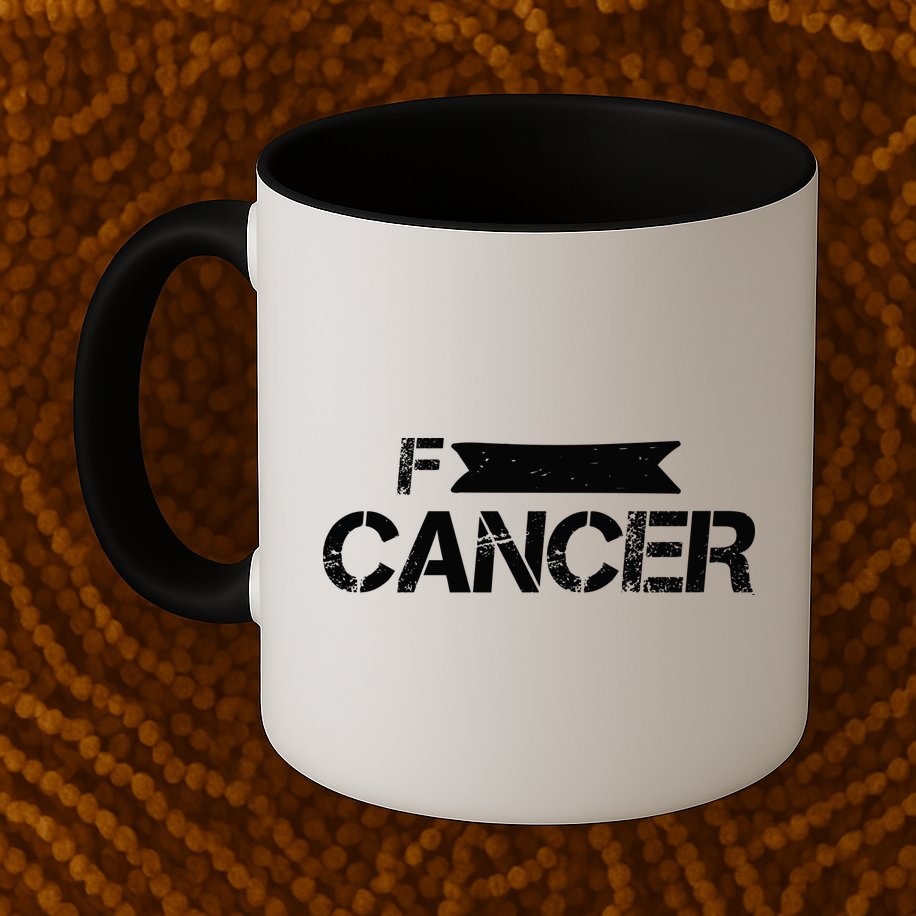 F Cancer Simple Logo Mug