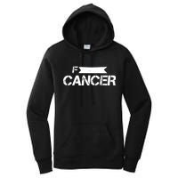 F Cancer Simple Logo Women's Pullover Hoodie