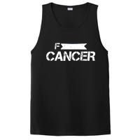 F Cancer Simple Logo PosiCharge Competitor Tank