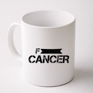 F Cancer Simple Logo Coffee Mug