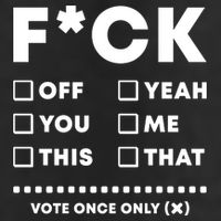 F Check Box Funny Sarcastic  Tumbler