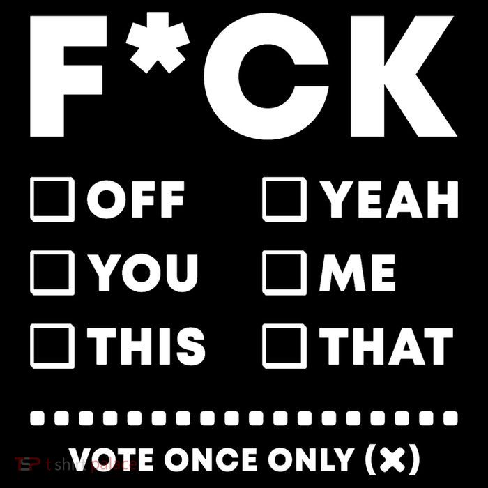 F Check Box Funny Sarcastic  Poster