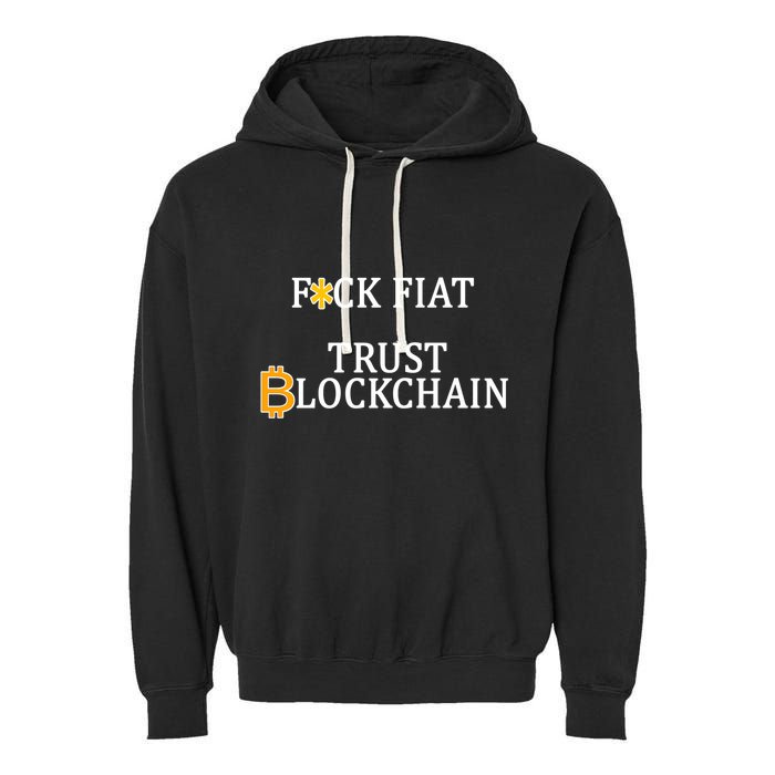 F CK Flat Trust Blockchain Garment-Dyed Fleece Hoodie