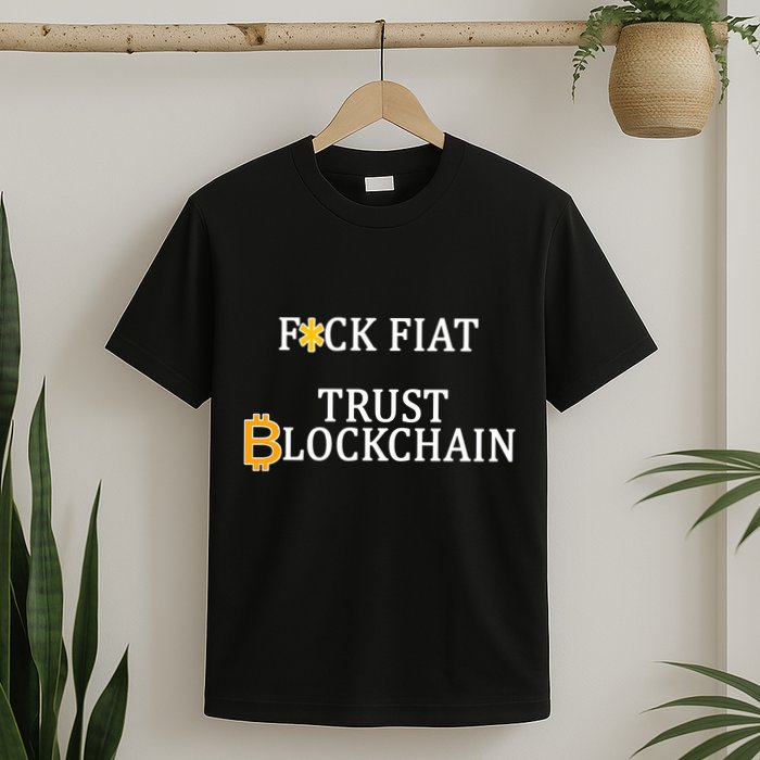F CK Flat Trust Blockchain T-Shirt