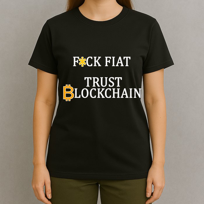 F CK Flat Trust Blockchain T-Shirt
