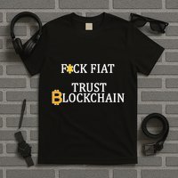 F CK Flat Trust Blockchain T-Shirt