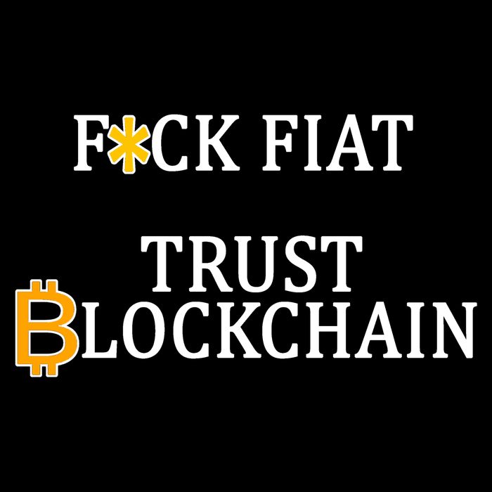 F CK Flat Trust Blockchain Button