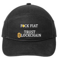 F CK Flat Trust Blockchain 7-Panel Snapback Hat