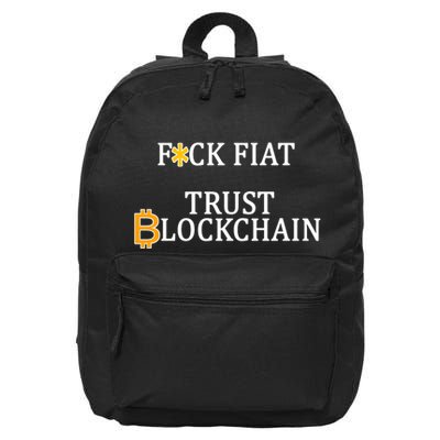 F CK Flat Trust Blockchain 16 in Basic Backpack