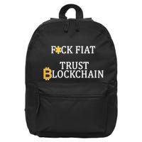 F CK Flat Trust Blockchain 16 in Basic Backpack