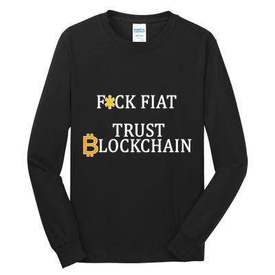 F CK Flat Trust Blockchain Tall Long Sleeve T-Shirt