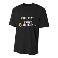 F CK Flat Trust Blockchain Youth Performance Sprint T-Shirt