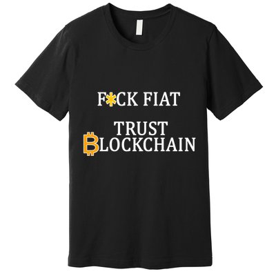 F CK Flat Trust Blockchain Premium T-Shirt