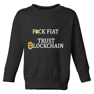 F CK Flat Trust Blockchain Toddler Sweatshirt