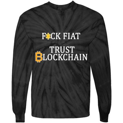 F CK Flat Trust Blockchain Tie-Dye Long Sleeve Shirt