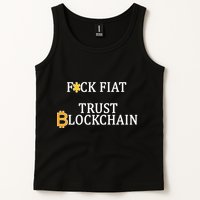 F CK Flat Trust Blockchain Tank Top