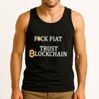 F CK Flat Trust Blockchain Tank Top