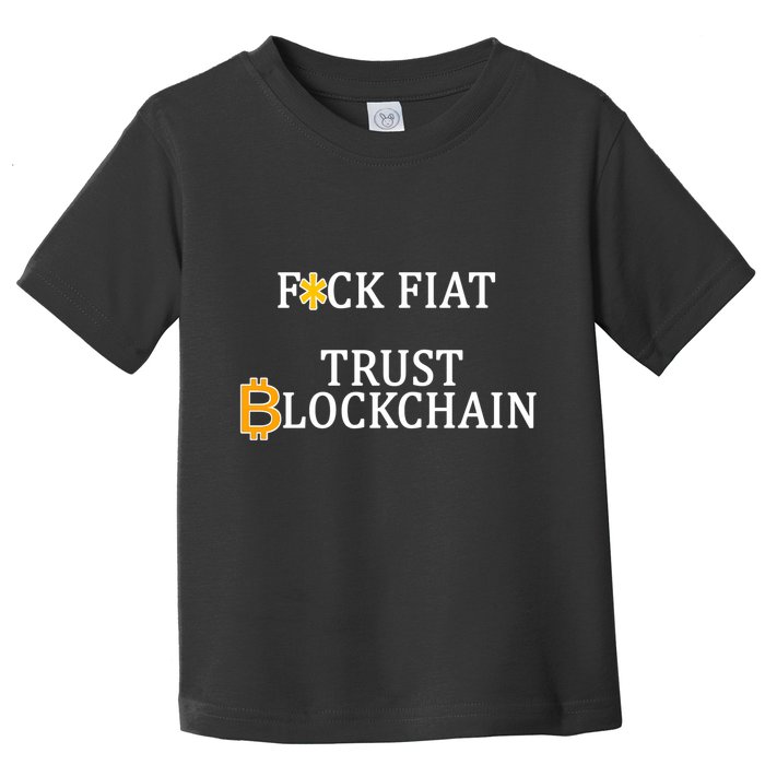 F CK Flat Trust Blockchain Toddler T-Shirt