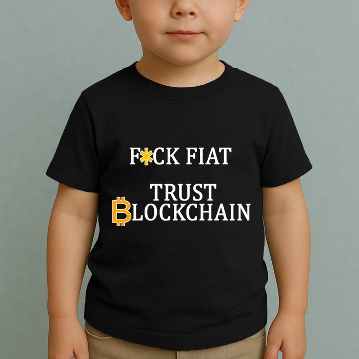 F CK Flat Trust Blockchain Toddler T-Shirt