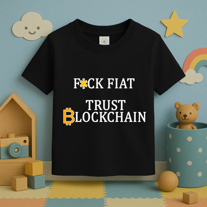 F CK Flat Trust Blockchain Toddler T-Shirt