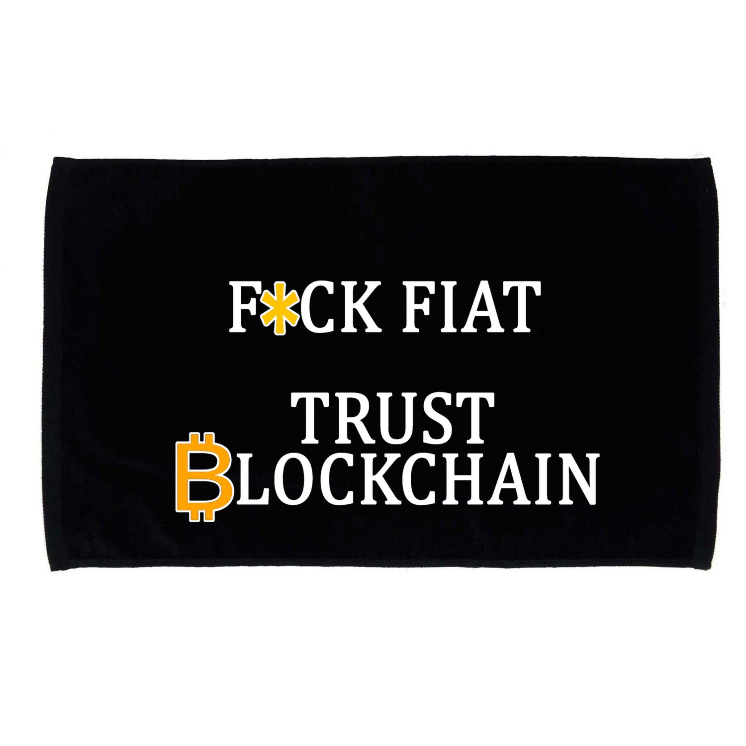 F CK Flat Trust Blockchain Microfiber Hand Towel