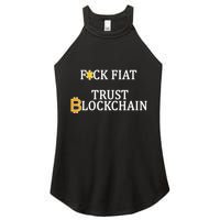 F CK Flat Trust Blockchain Women's Perfect Tri Rocker Tank