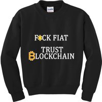 F CK Flat Trust Blockchain Kids Sweatshirt