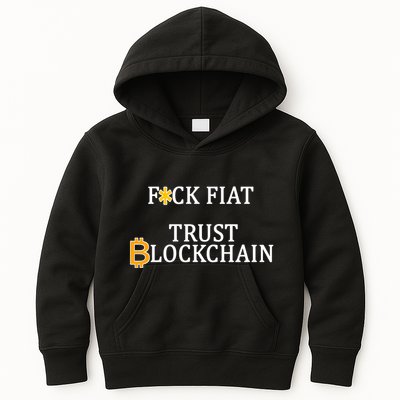 F CK Flat Trust Blockchain Kids Hoodie