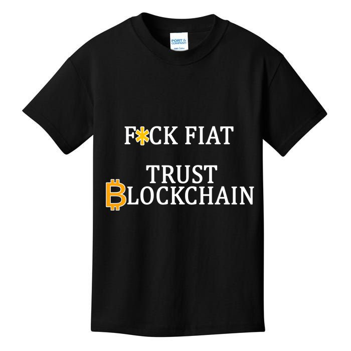 F CK Flat Trust Blockchain Kids T-Shirt